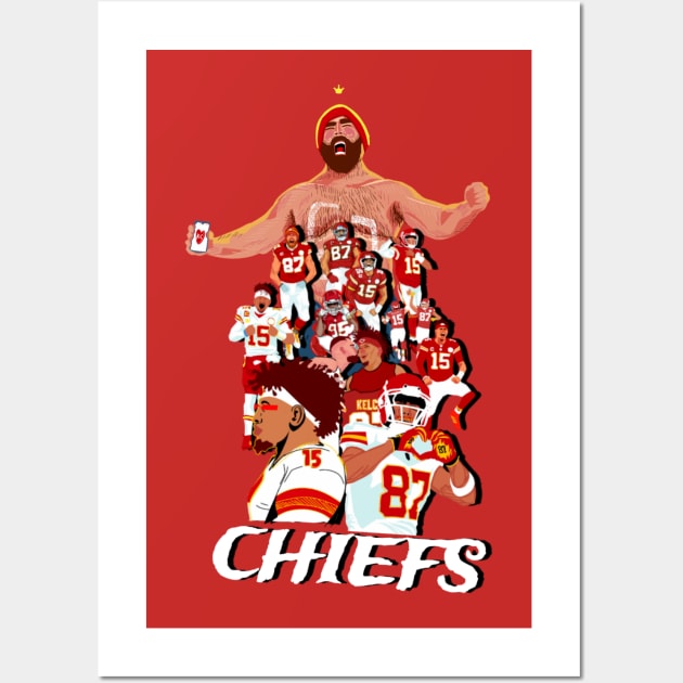 kansas city chiefs Wall Art by Mic jr